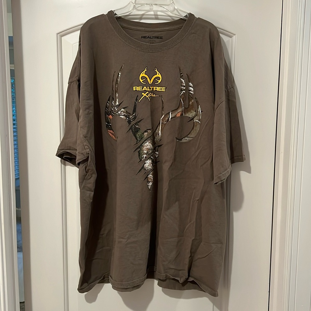 Realtree XXXL Brown T-Shirt Short Sleeve